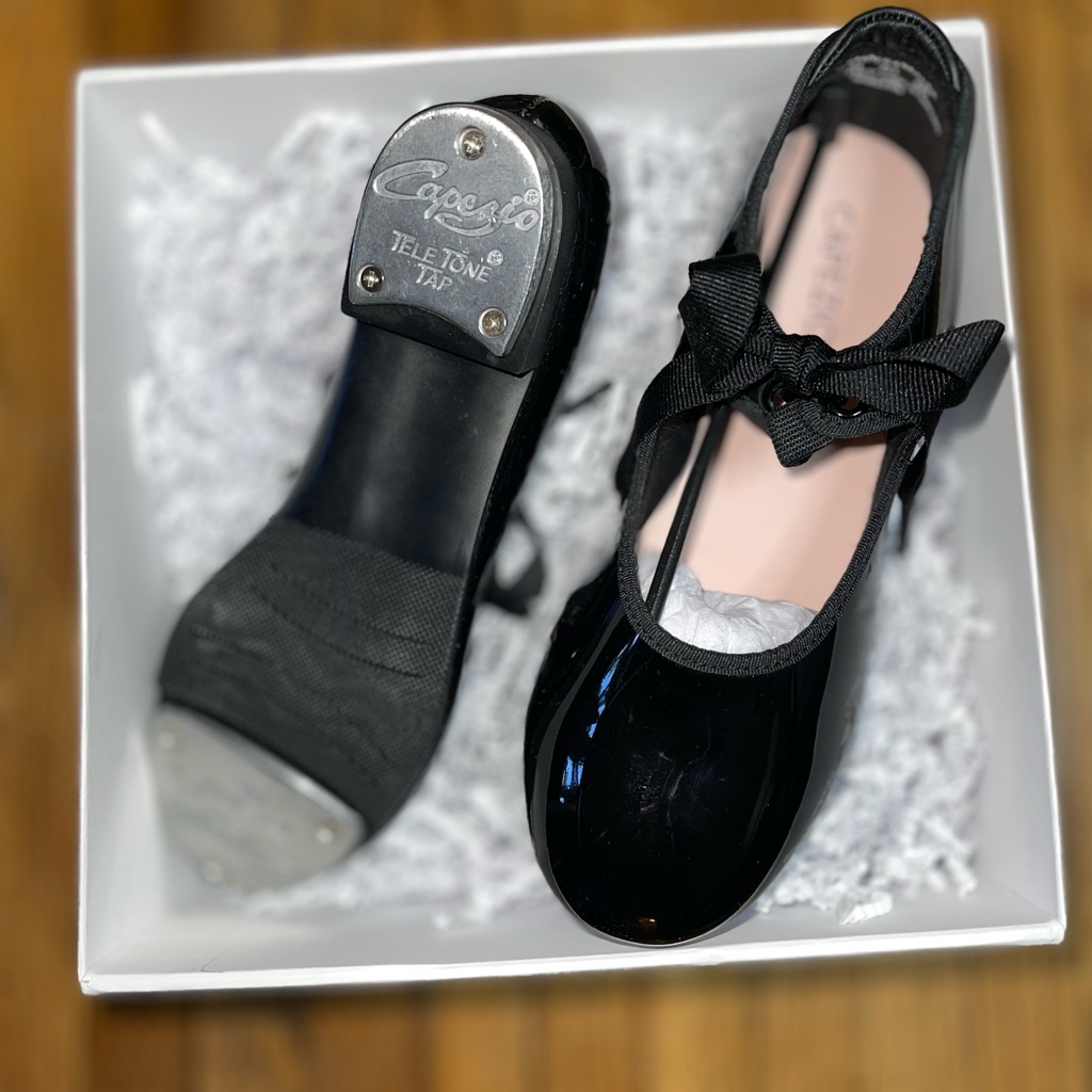 Brand New Capezio Kids Tap Dance Shoes Size 3m D1 65